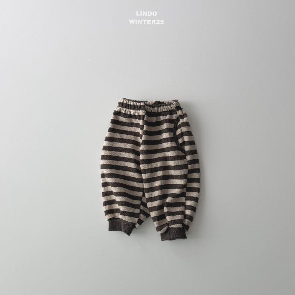 ［LINDO］Luke stripe jpgger pants