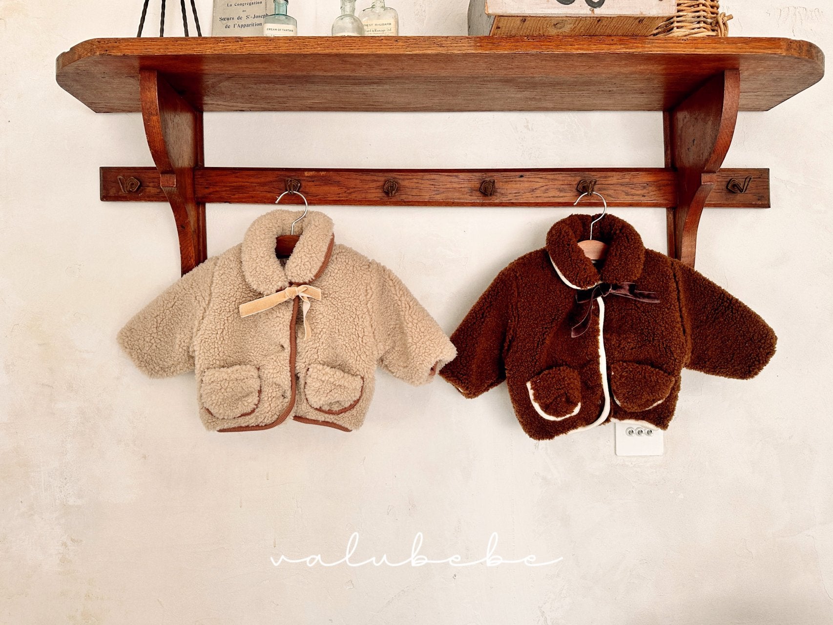 ［valubebe］Merry ribbon boa jacket (baby)