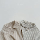 [minirobe] Toto check blouse