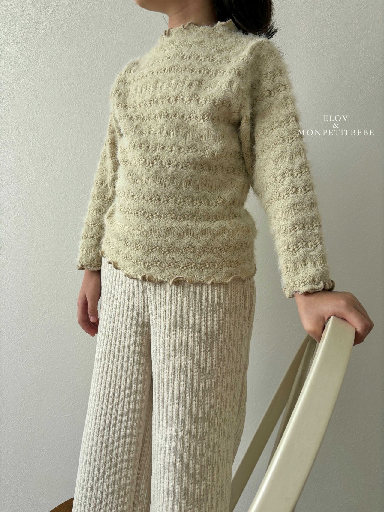 ［Mon petit bebe］Raelle mellow tee