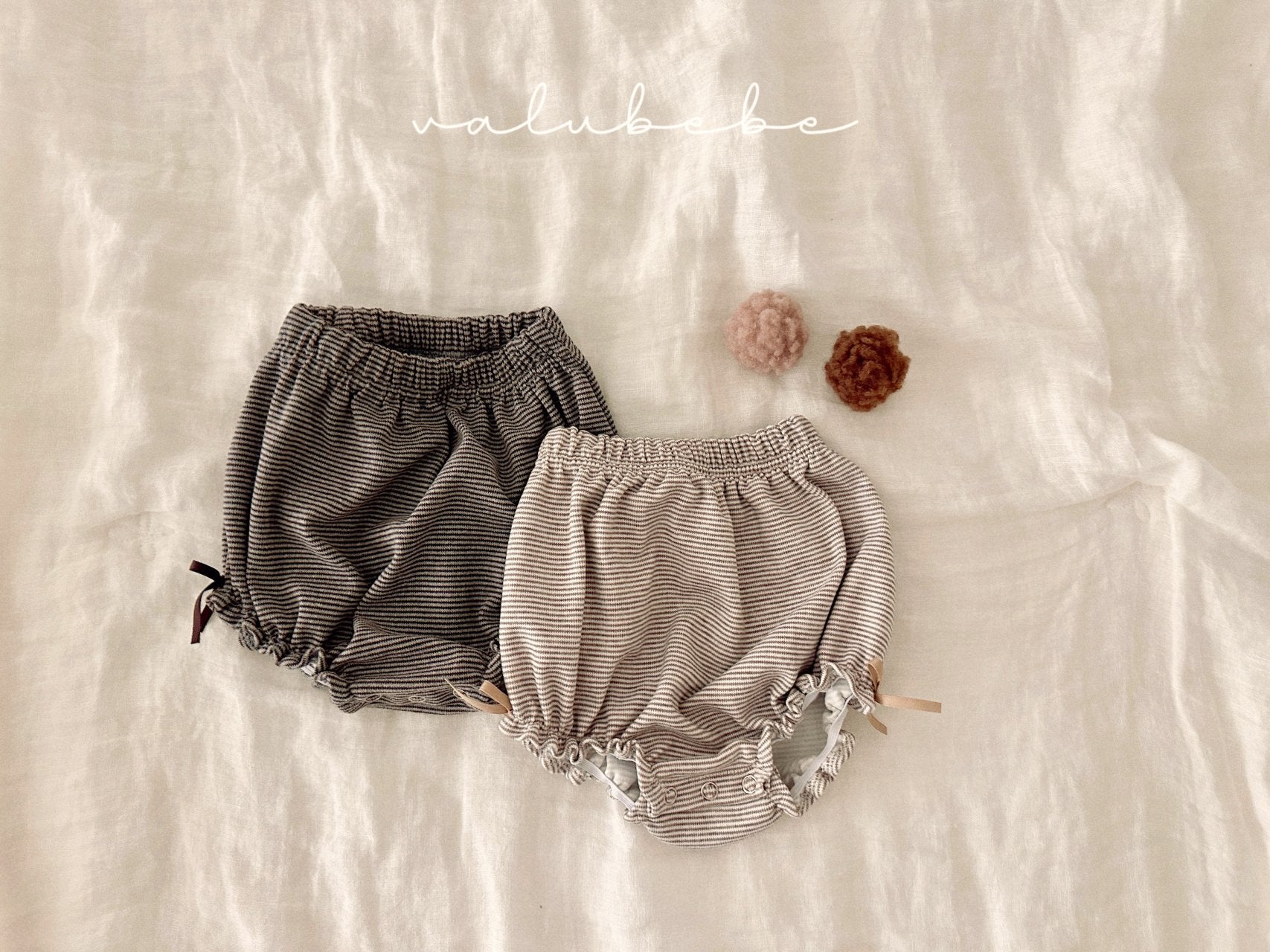 ［valubebe］Lulu Stripe frill bloomer (baby)