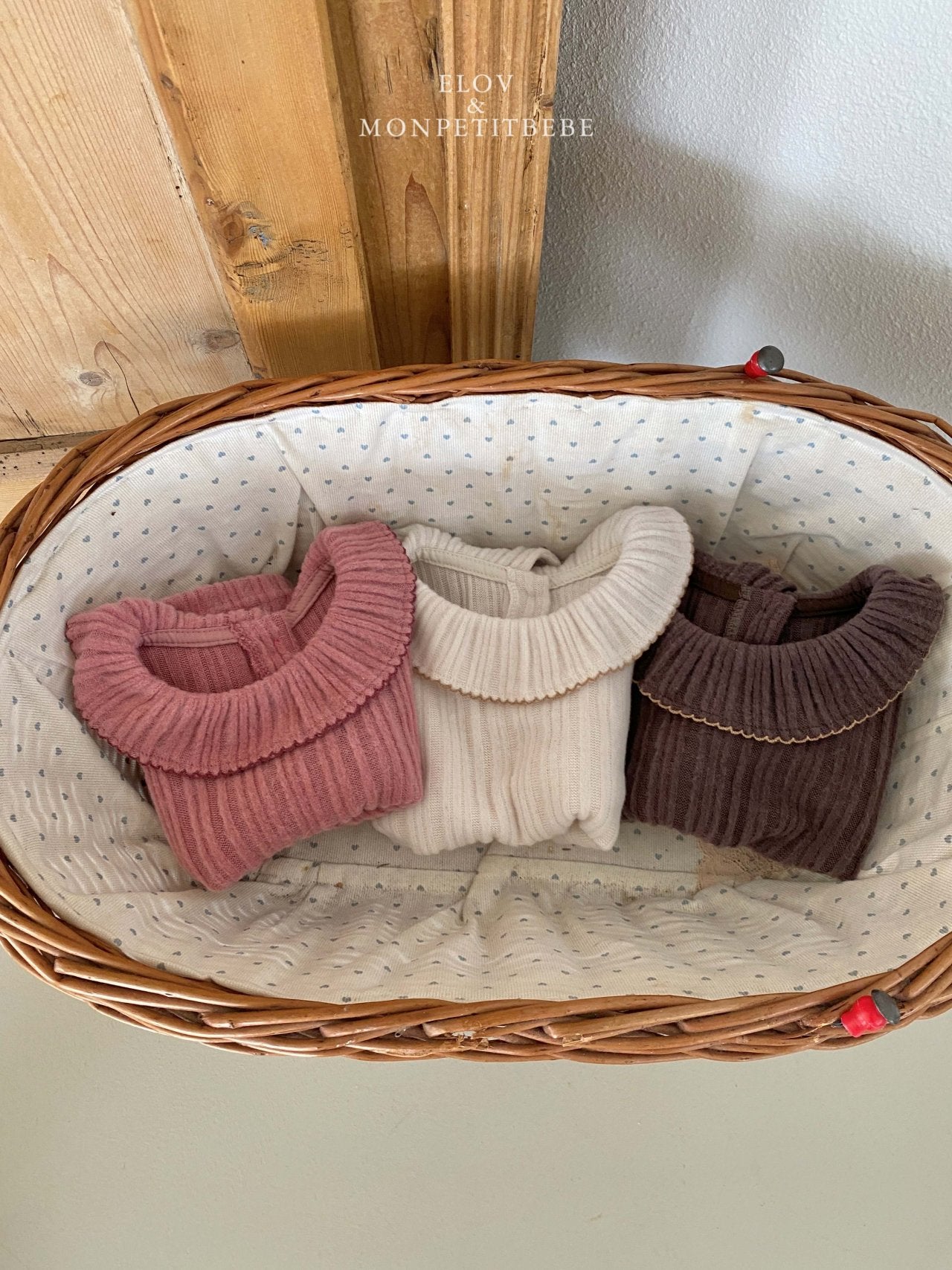 ［Mon petit bebe］Luane frill tee