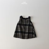 ［LINDO］Milk square one-piece (check)