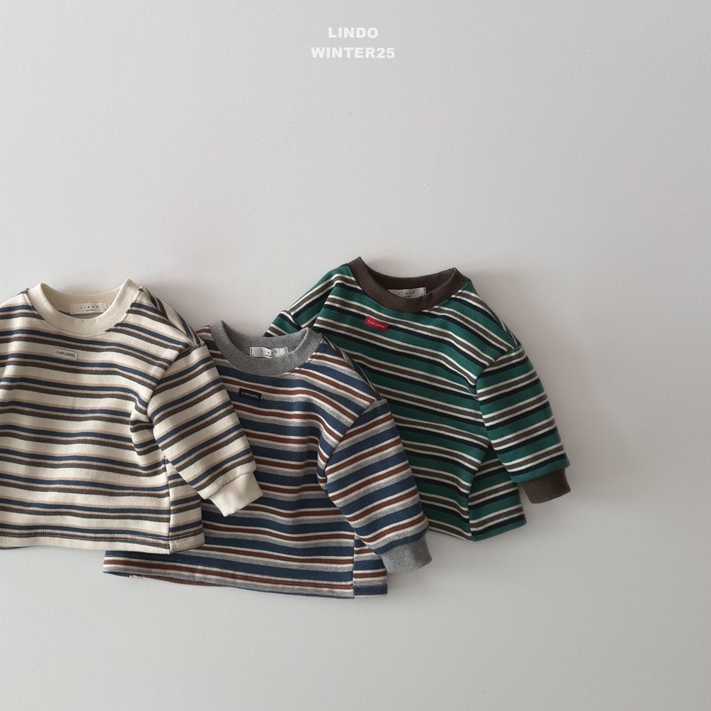 ［LINDO］Multi stripe tee