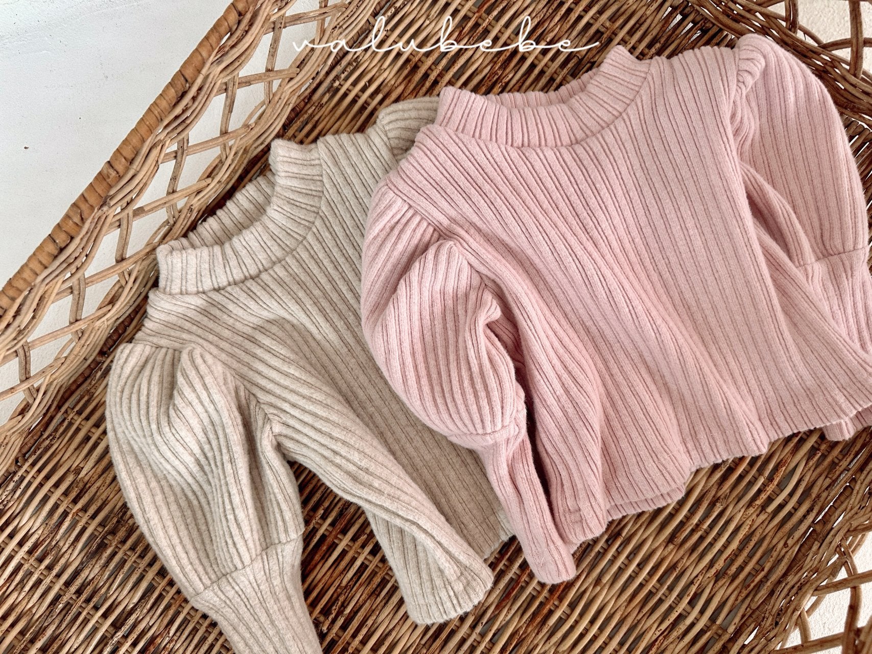 ［valubebe］Elssa half neck puff tops (baby)