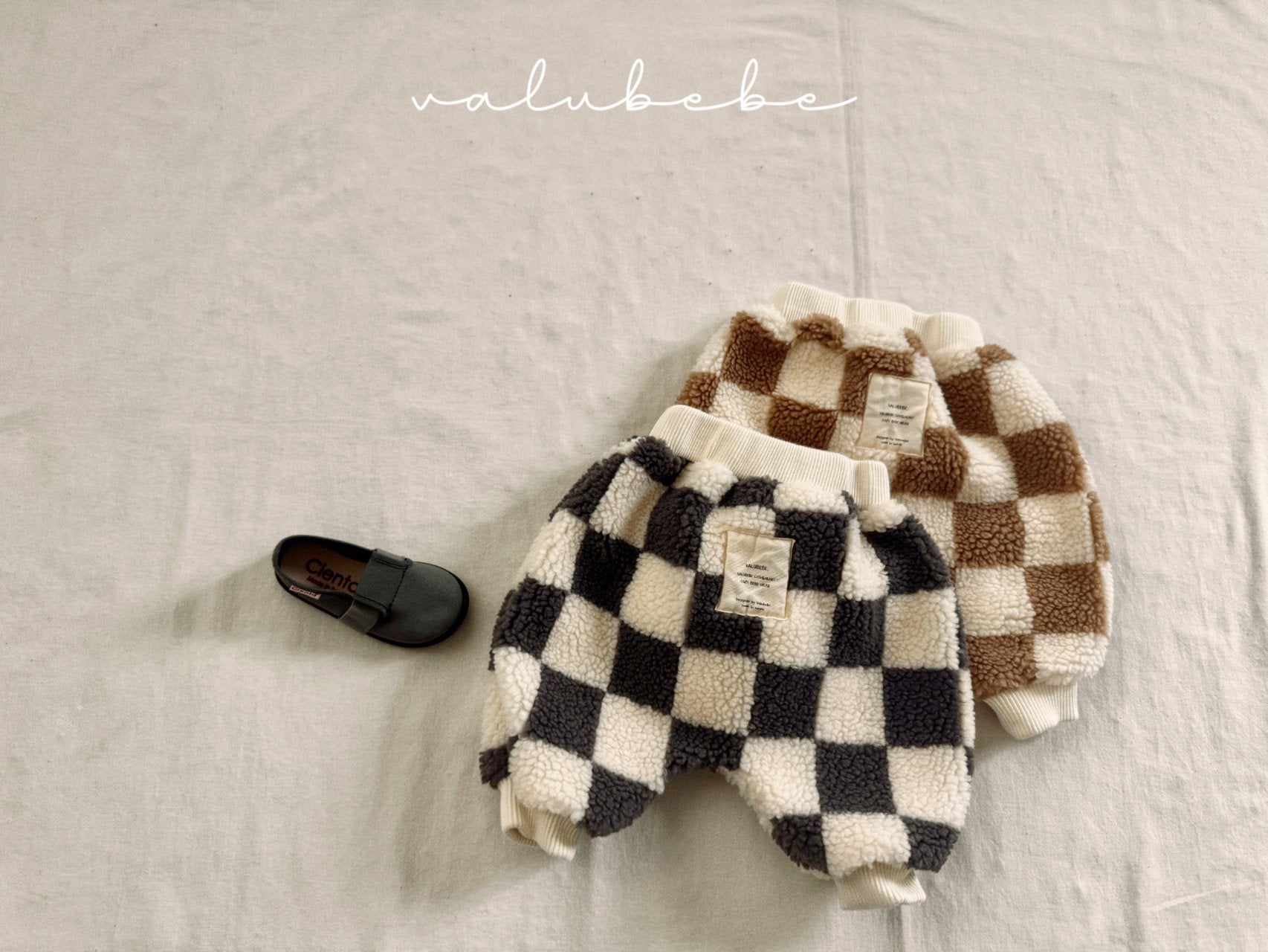 ［valubebe］Big check jogger pants (baby)