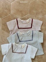 ［bebe holic］Rubato stripe blouse