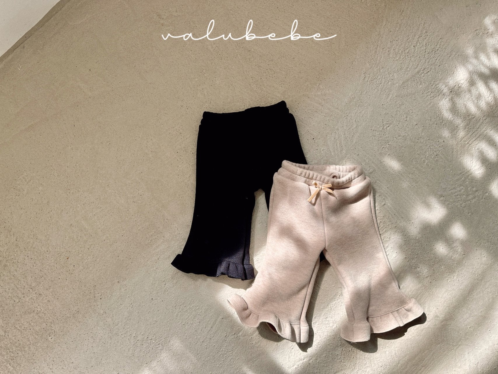 ［valubebe］Semi flare frill pants (baby)