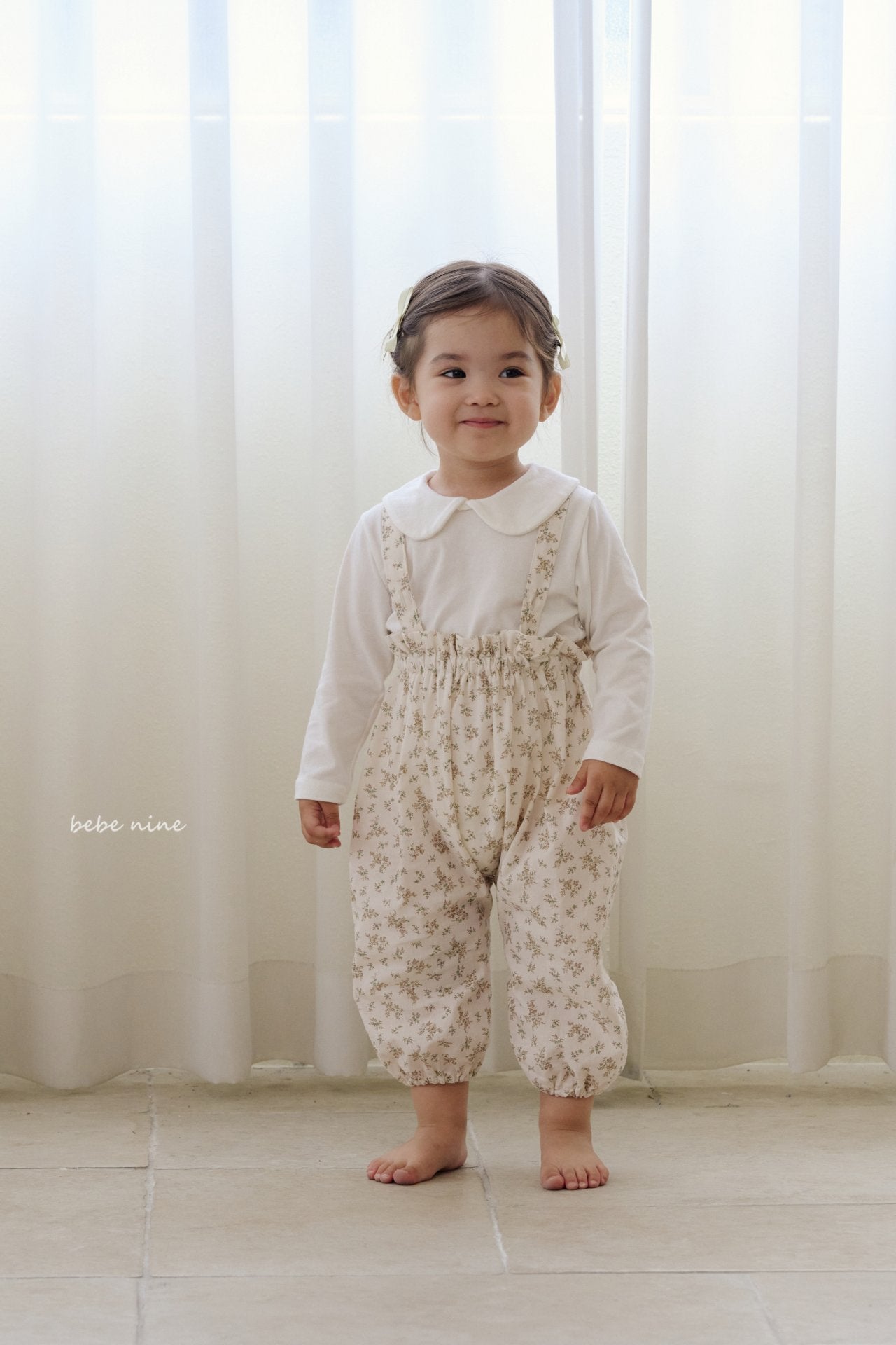 ［bebenine］Soft Round Collar Tee