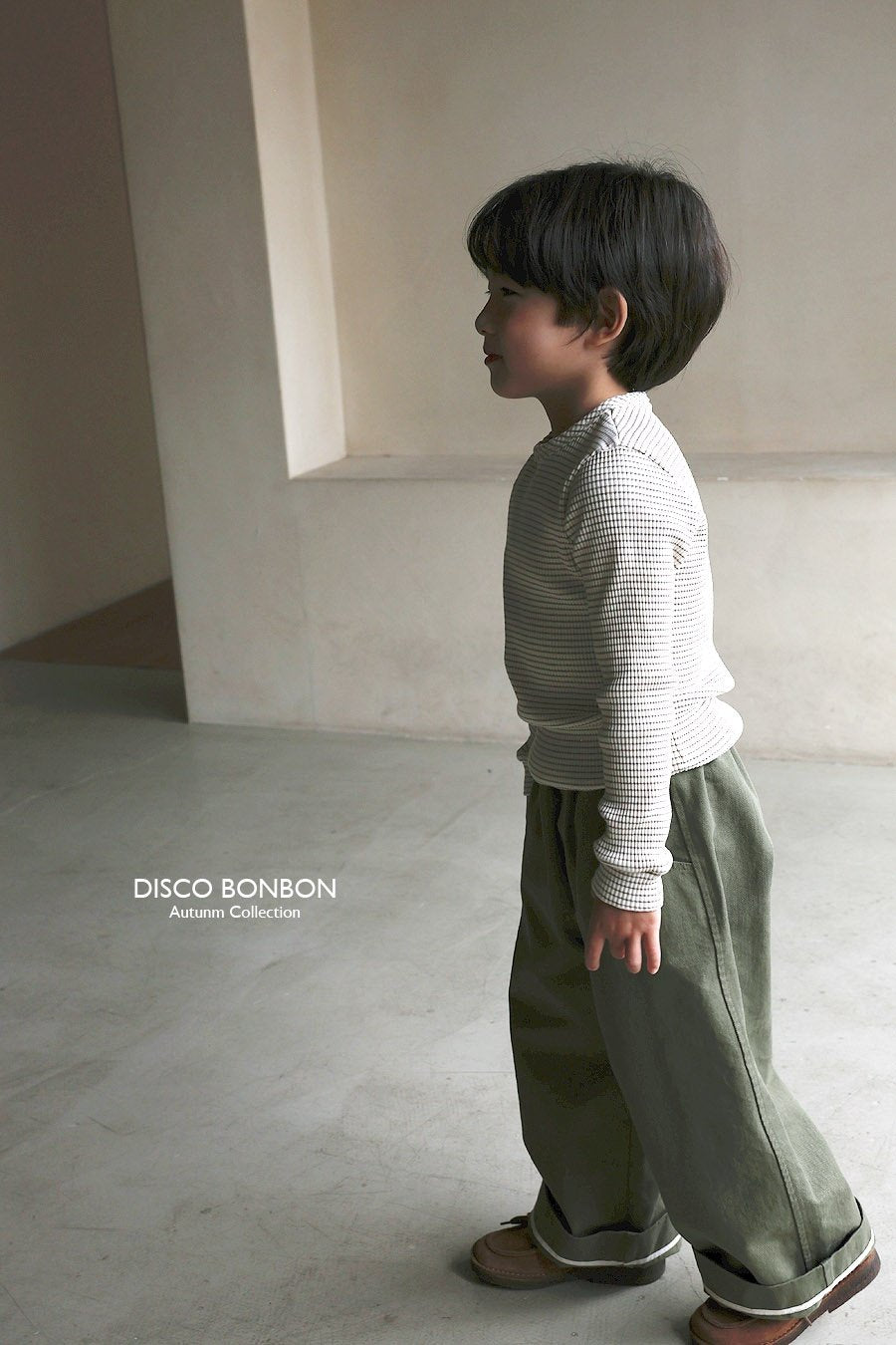 ［DISCO BONBON］Roll cotton pants