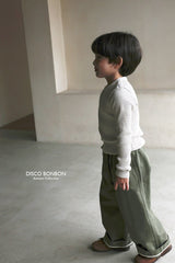 ［DISCO BONBON］Roll cotton pants