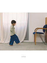 ［MELMEL］Loose fit denim pants