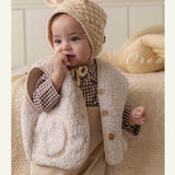 ［OREN］Bear boa vest