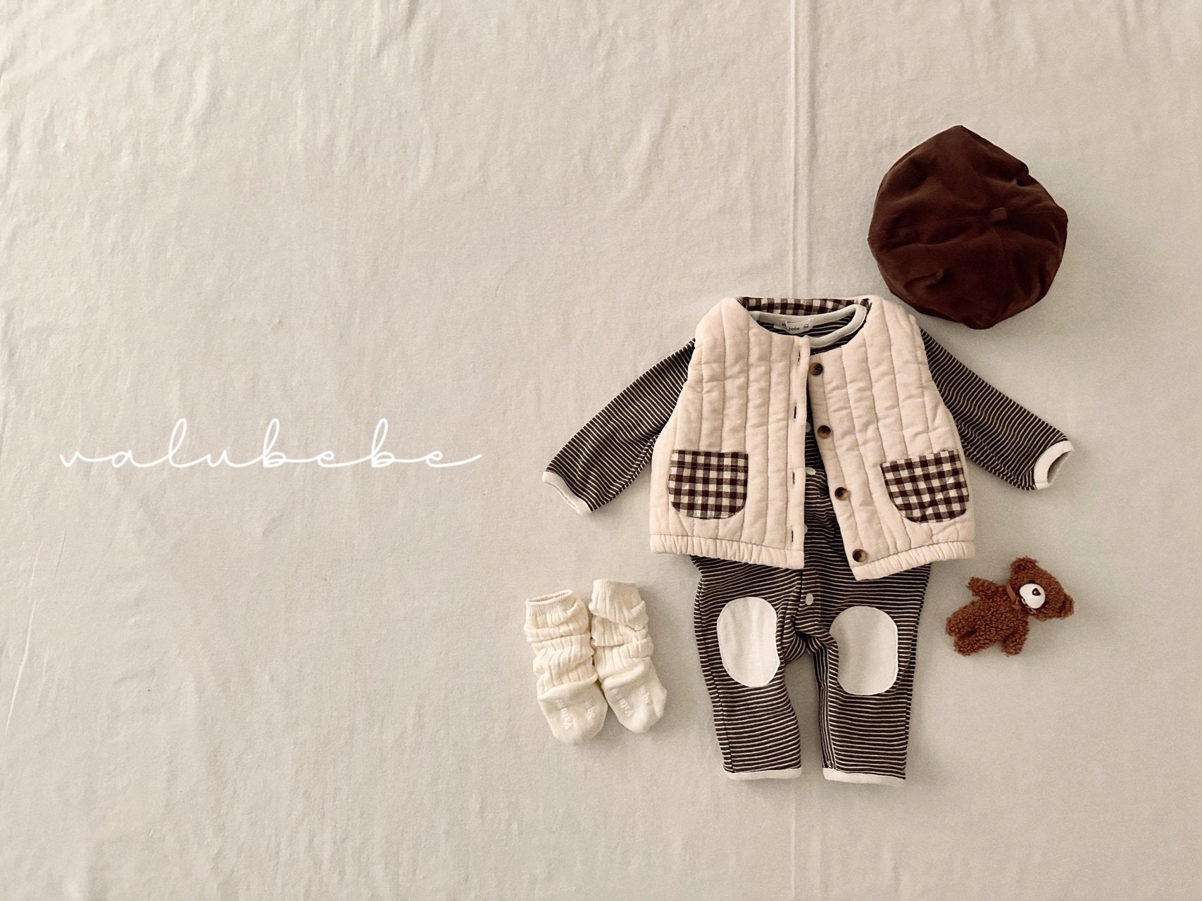 ［valubebe］Mare quilting vest (baby & kids)