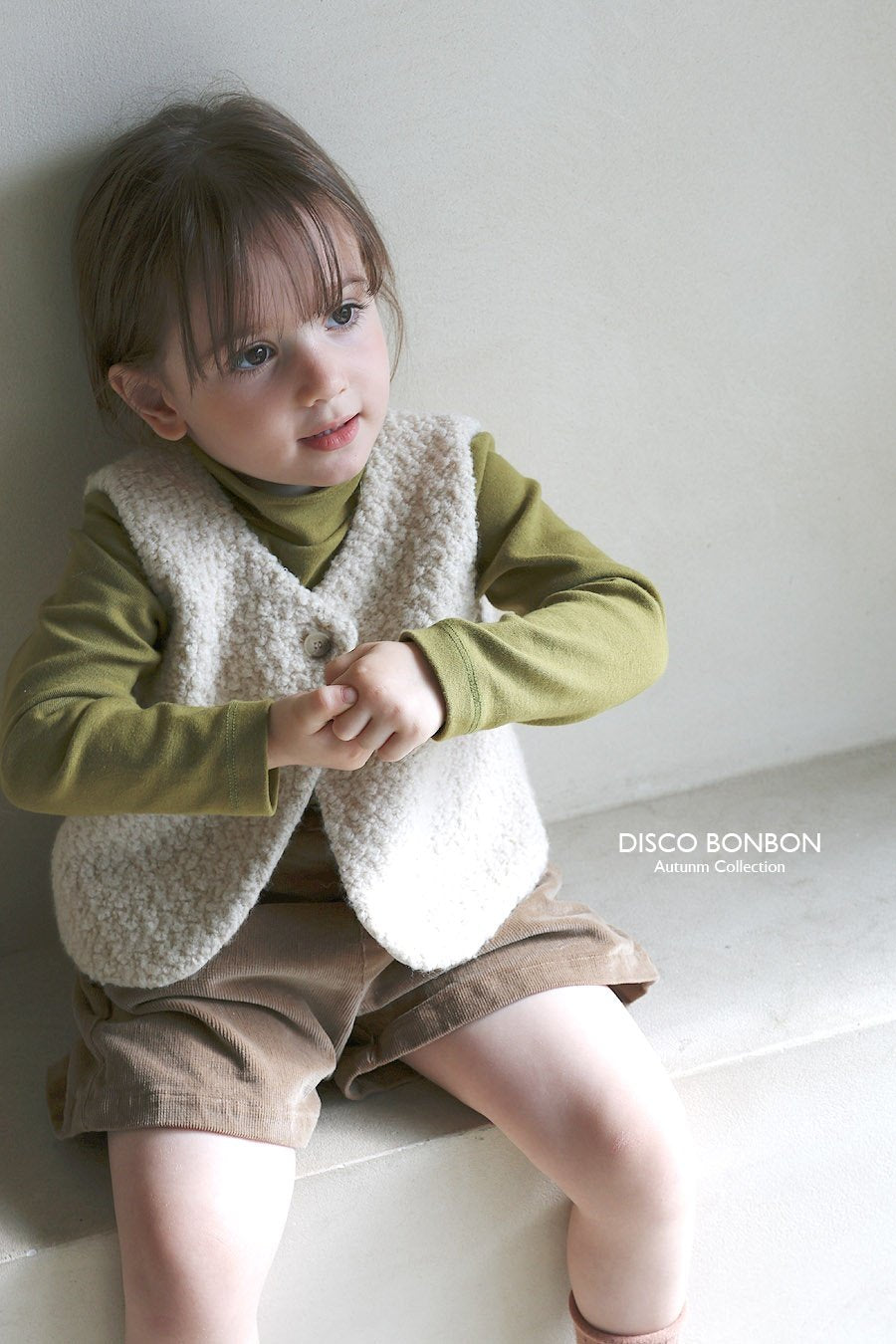 ［DISCO BONBON］Relax span turtleneck tee