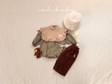 ［valubebe］Frill check collar rompers (baby)