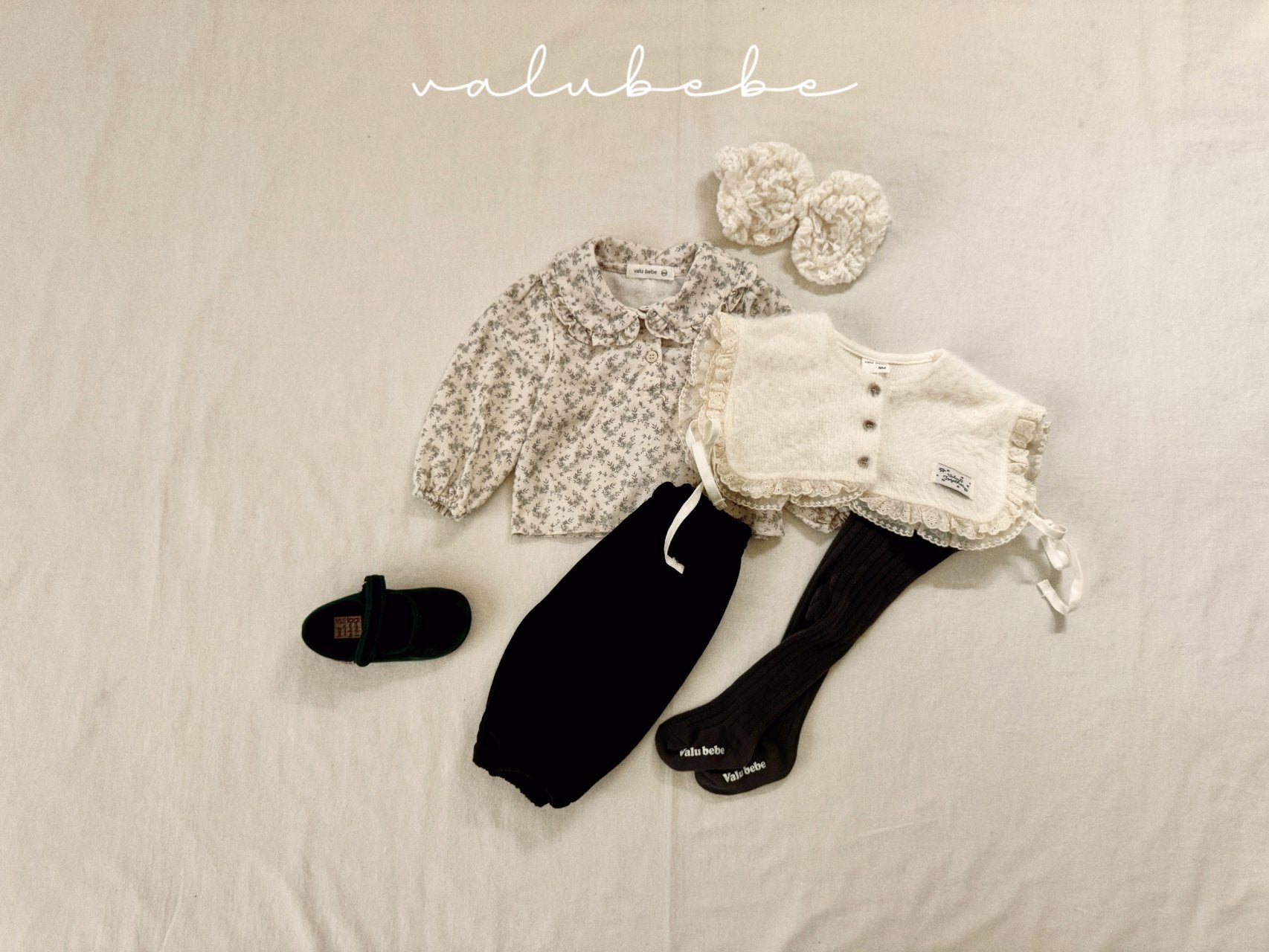［valubebe］Rumi collar blouse (baby)