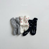 [minirobe] Heart socks 3 piece set
