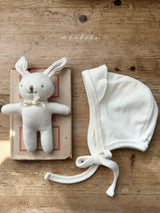 ［monbebe］Cotton velvet bonnet