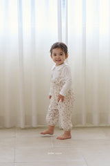 ［bebenine］Flower Overall Pants