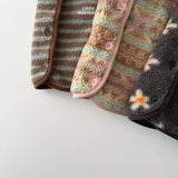 ［LINDO］Woody boa vest