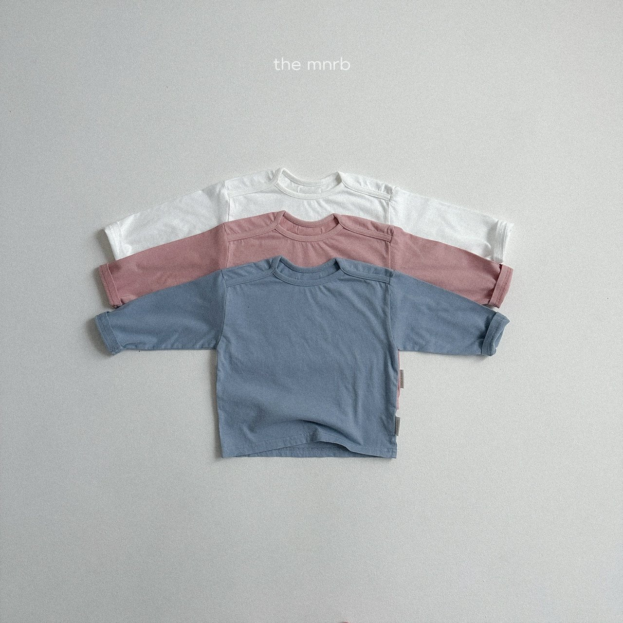 [minirobe] Line-washed tee