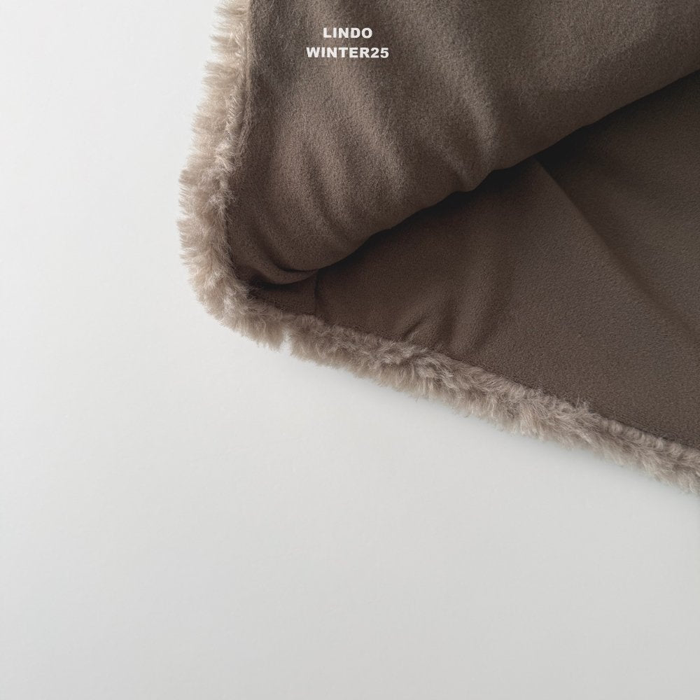 ［LINDO］Betty fur ribbon vest