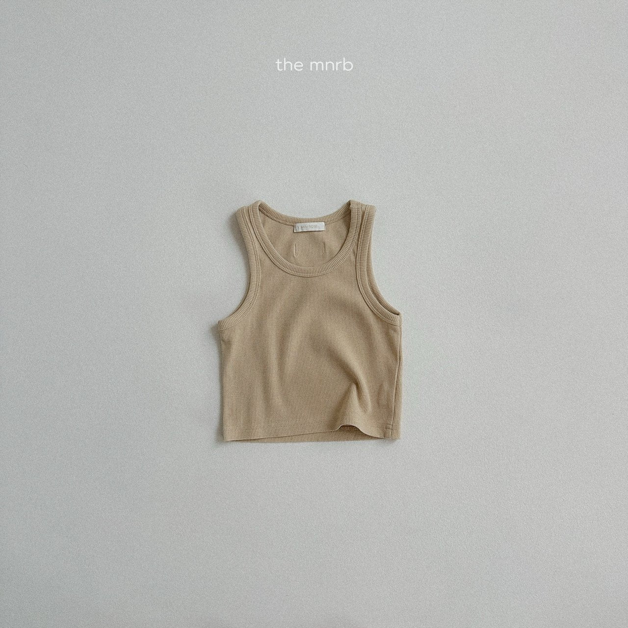[minirobe] Stretch ribbed sleeveless