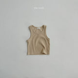 [minirobe] Stretch ribbed sleeveless