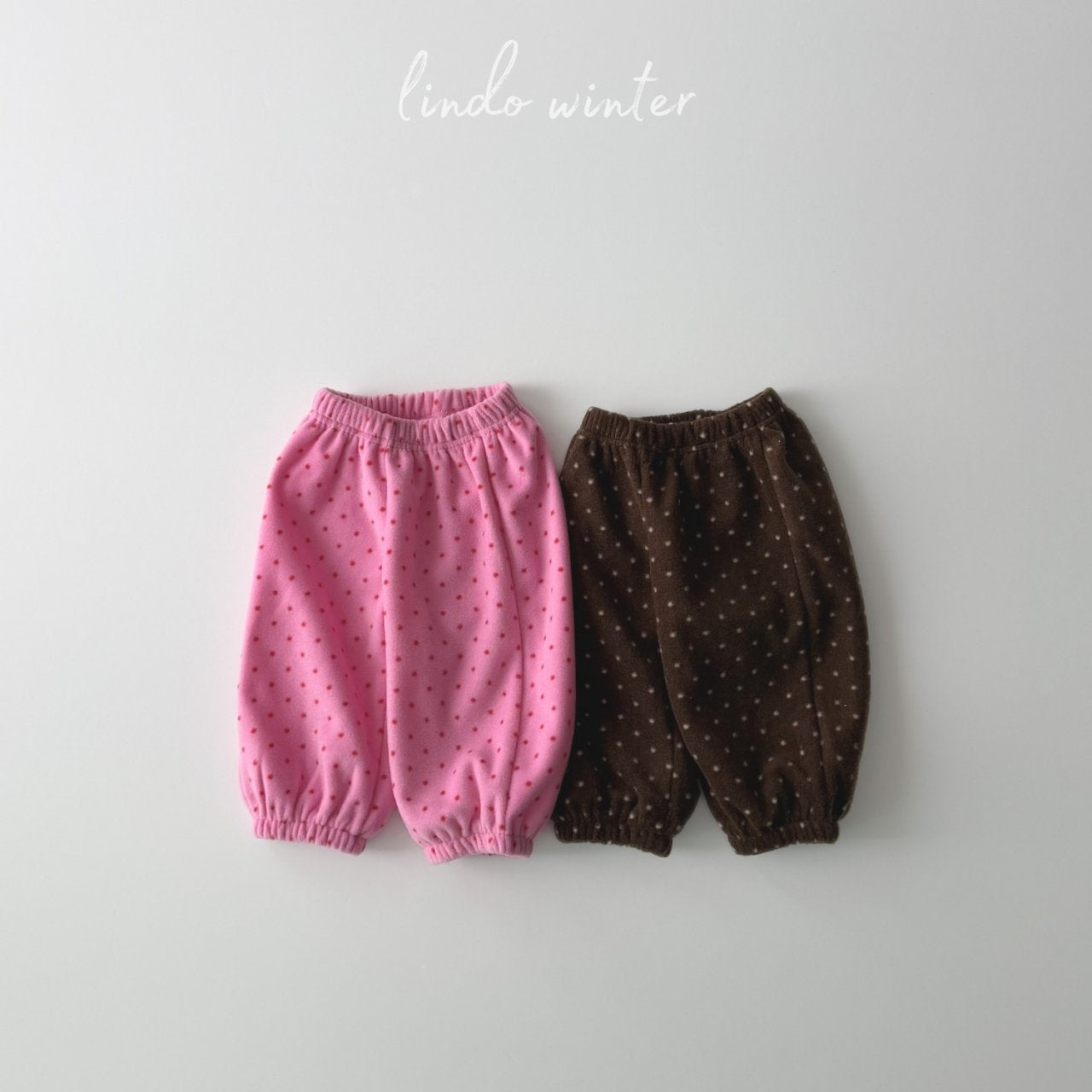 ［LINDO］Dot jogger pants