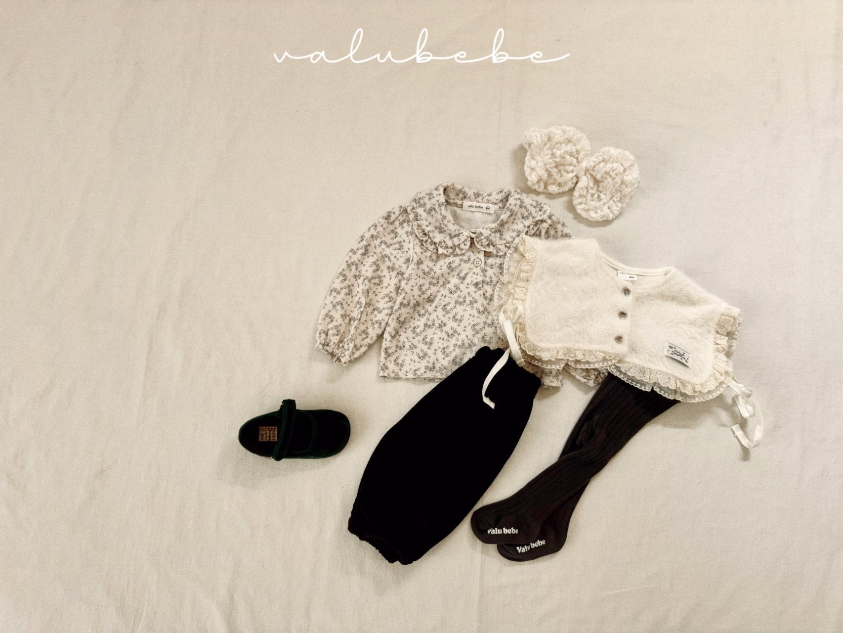 ［valubebe］Monshu ribbon hairband (baby)
