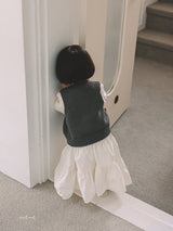 ［MELMEL］Knit vest