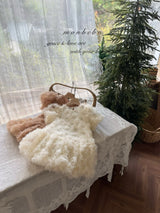 ［monbebe］Blanc shasha one-piece