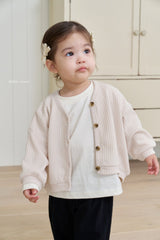 ［bebenine］Coco Waffle Cardigan