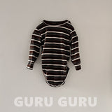 ［guru guru］Stripe rompers (baby)