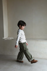 ［DISCO BONBON］Roll cotton pants