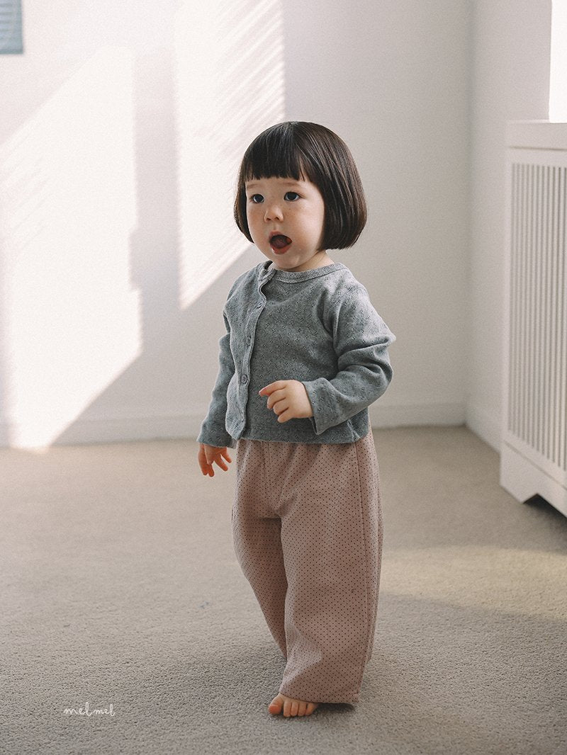 ［MELMEL］Dot wide pants