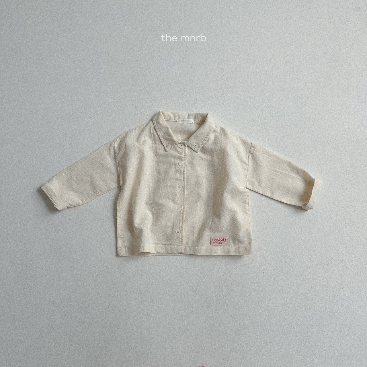 [minirobe] Salt collar shirt