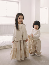 ［MELMEL］Tiered long skirt