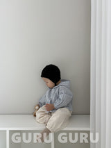 ［guru guru］Stripe hood shirt (baby & kids)