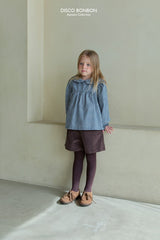 ［DISCO BONBON］Candy frill check blouse