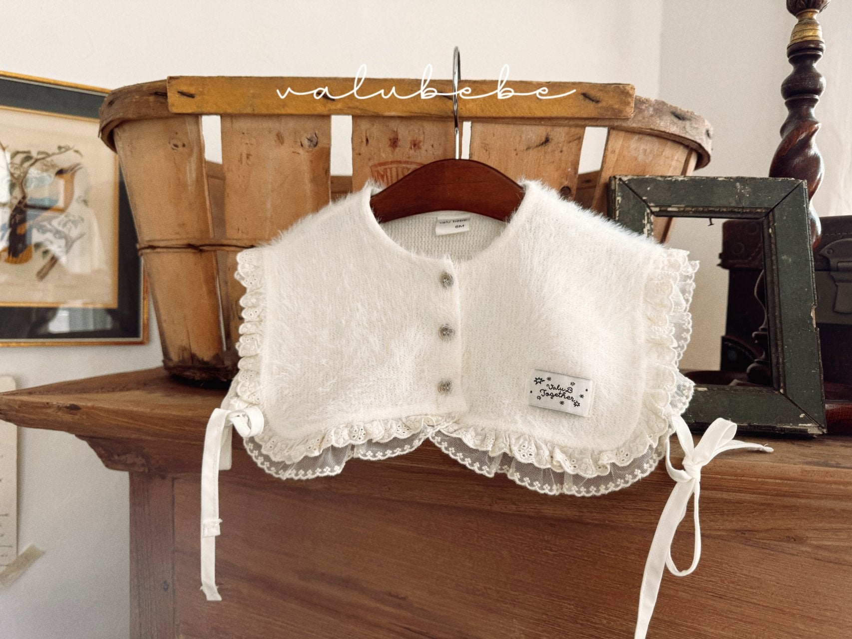 ［valubebe］Point ribbon cape (baby)