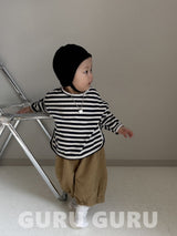 ［guru guru］Stripe loose tee (baby & kids)