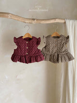 ［Mon petit bebe］Elva frill vest