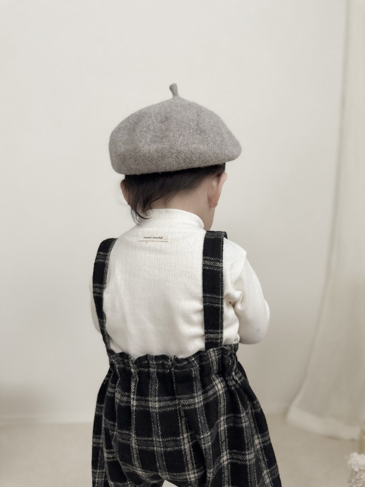 ［mimi market］Eyelet turtleneck tee