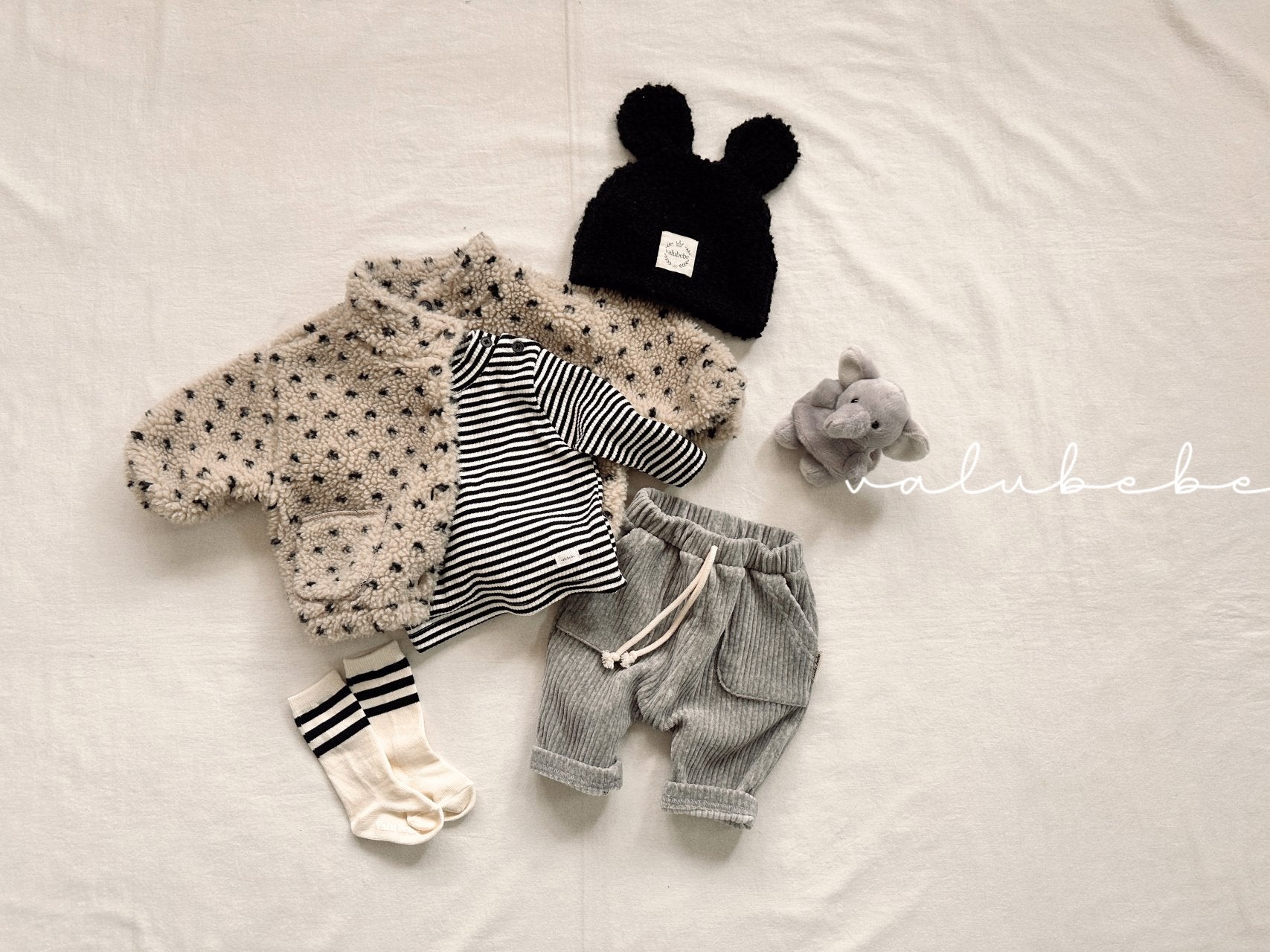 ［valubebe］Katto rib pants (baby)