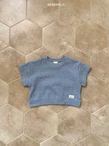 ［bebe holic］Rough waffle tee