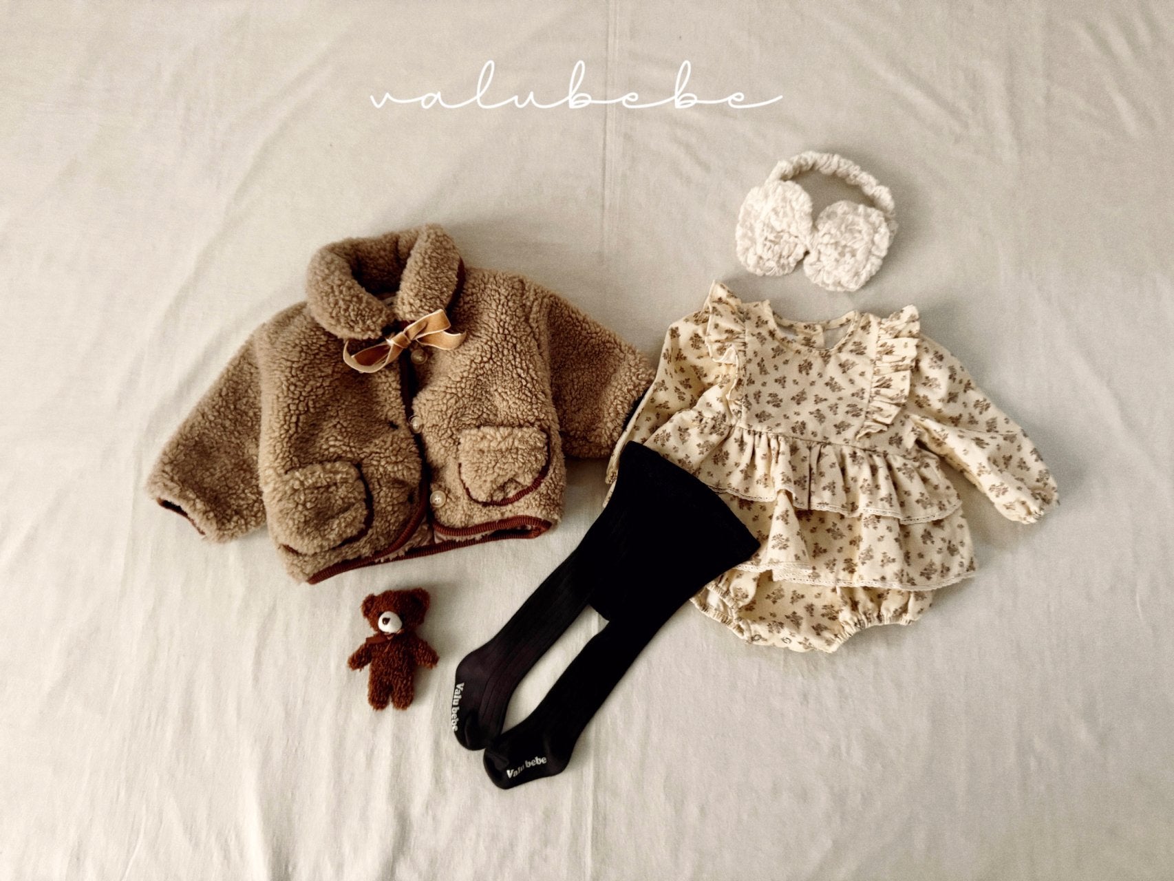 ［valubebe］Boen frill rompers (baby)