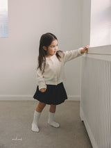 ［MELMEL］Balloon denim skirt