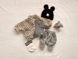 ［valubebe］Soft stripe half neck tops (baby & kids)